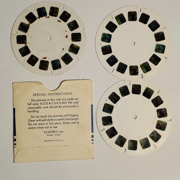 VINTAGE Disney View Master Reels Lot of 3 My Disney ABC's - Picture 6 of 6